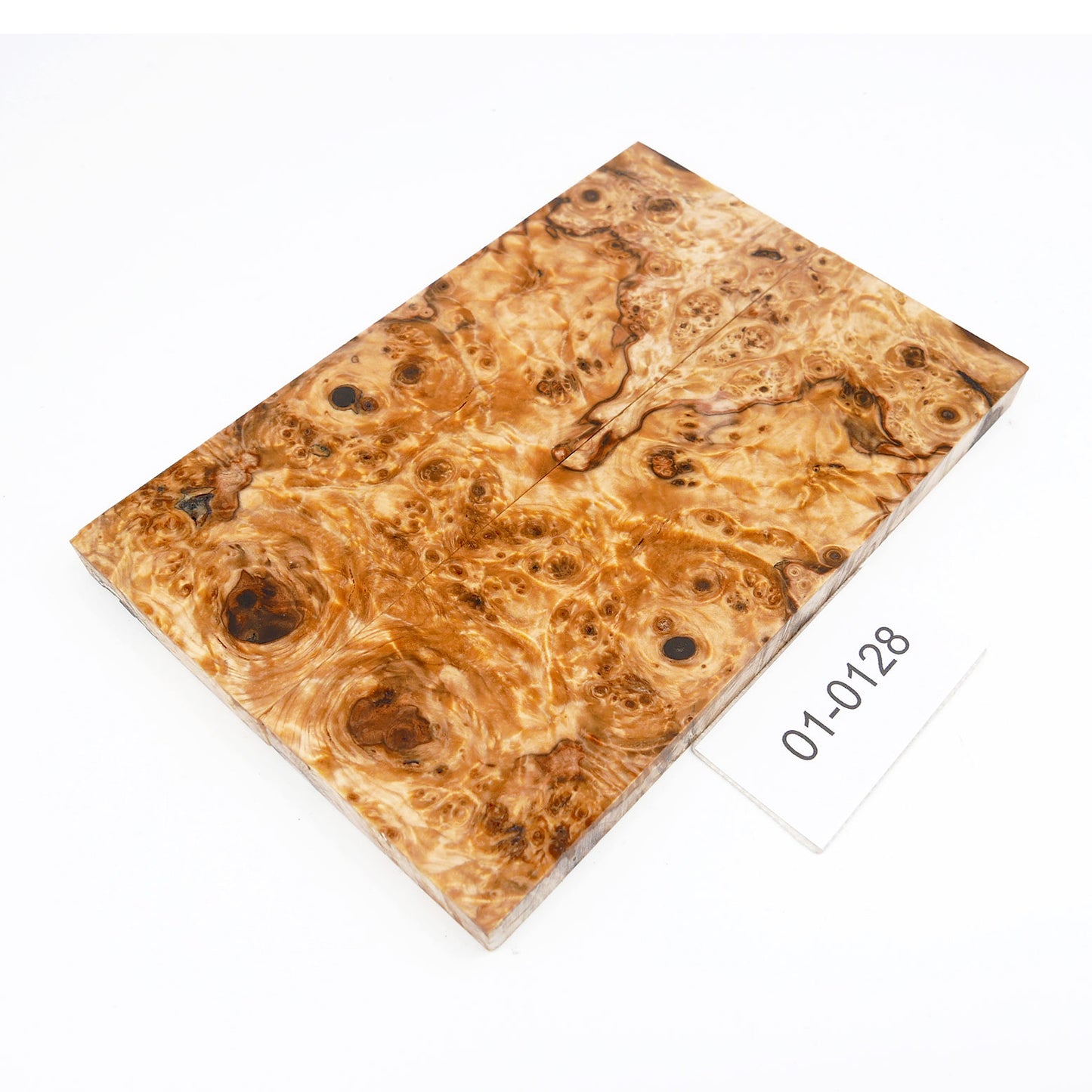 KASTANIE MASER STABILISIERT MESSER HOLZ SCHALENPAAR 01-0128