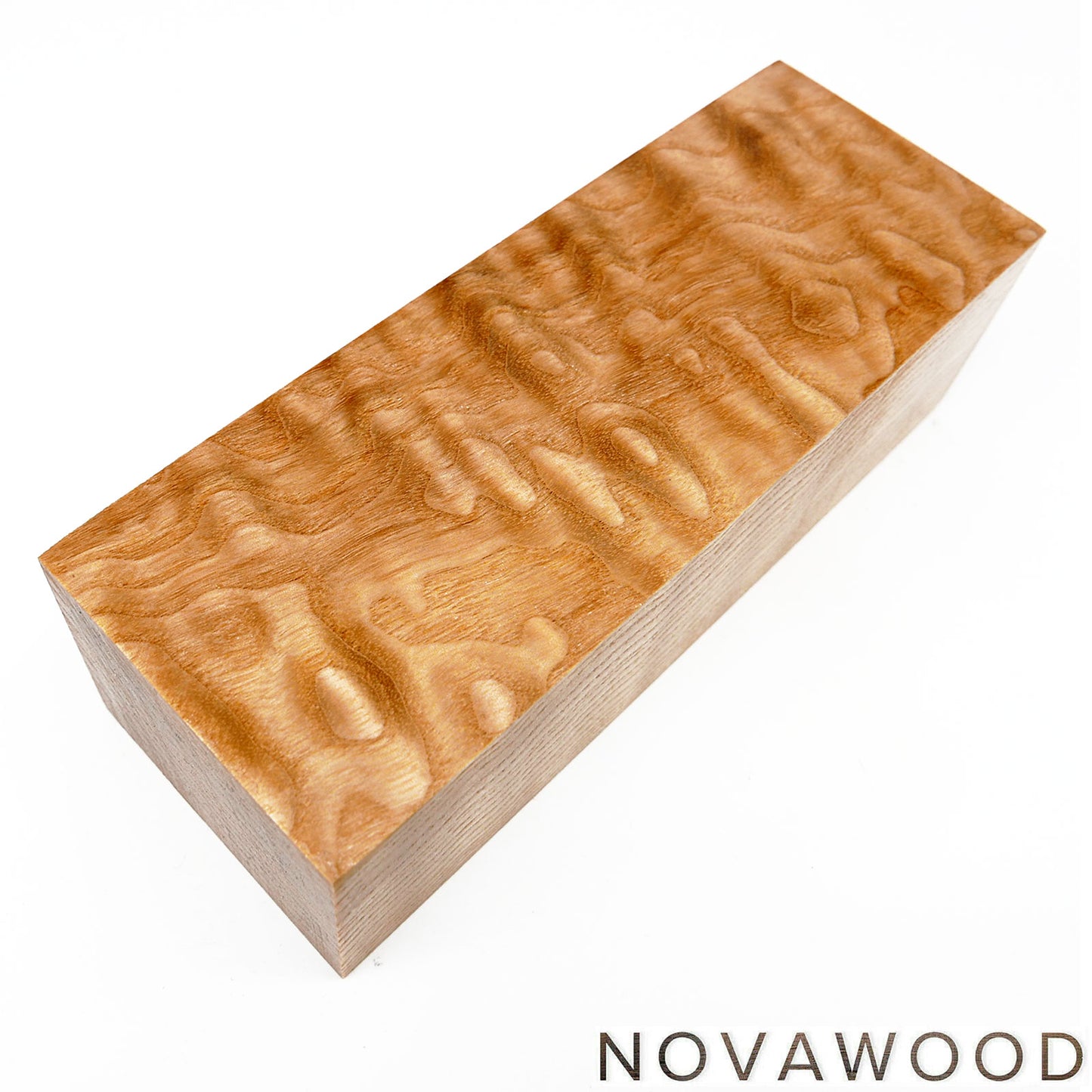 JAPANESE TAMO ASH STABILIZED WOOD KNIFE BLOCK 01-0400