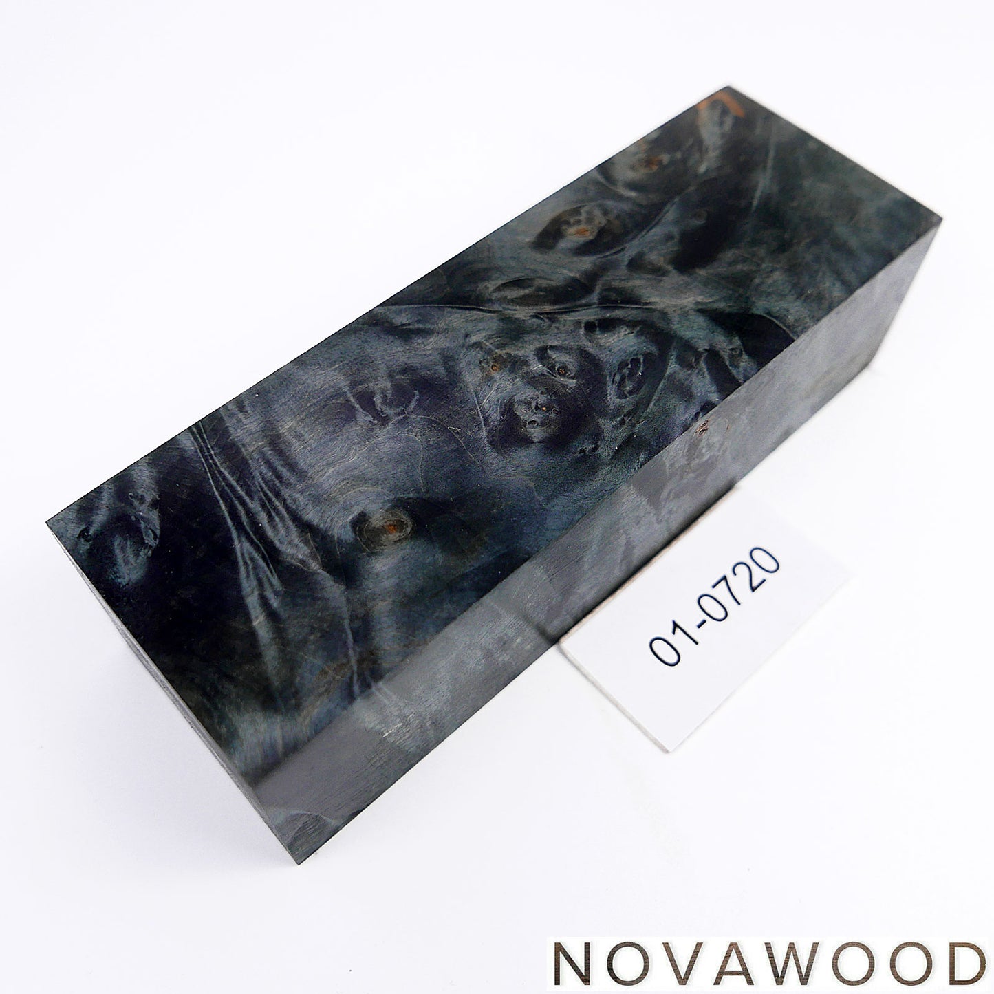 CHESTNUT BURL STABILIZED WOOD KNIFE BLOCK 01-0720