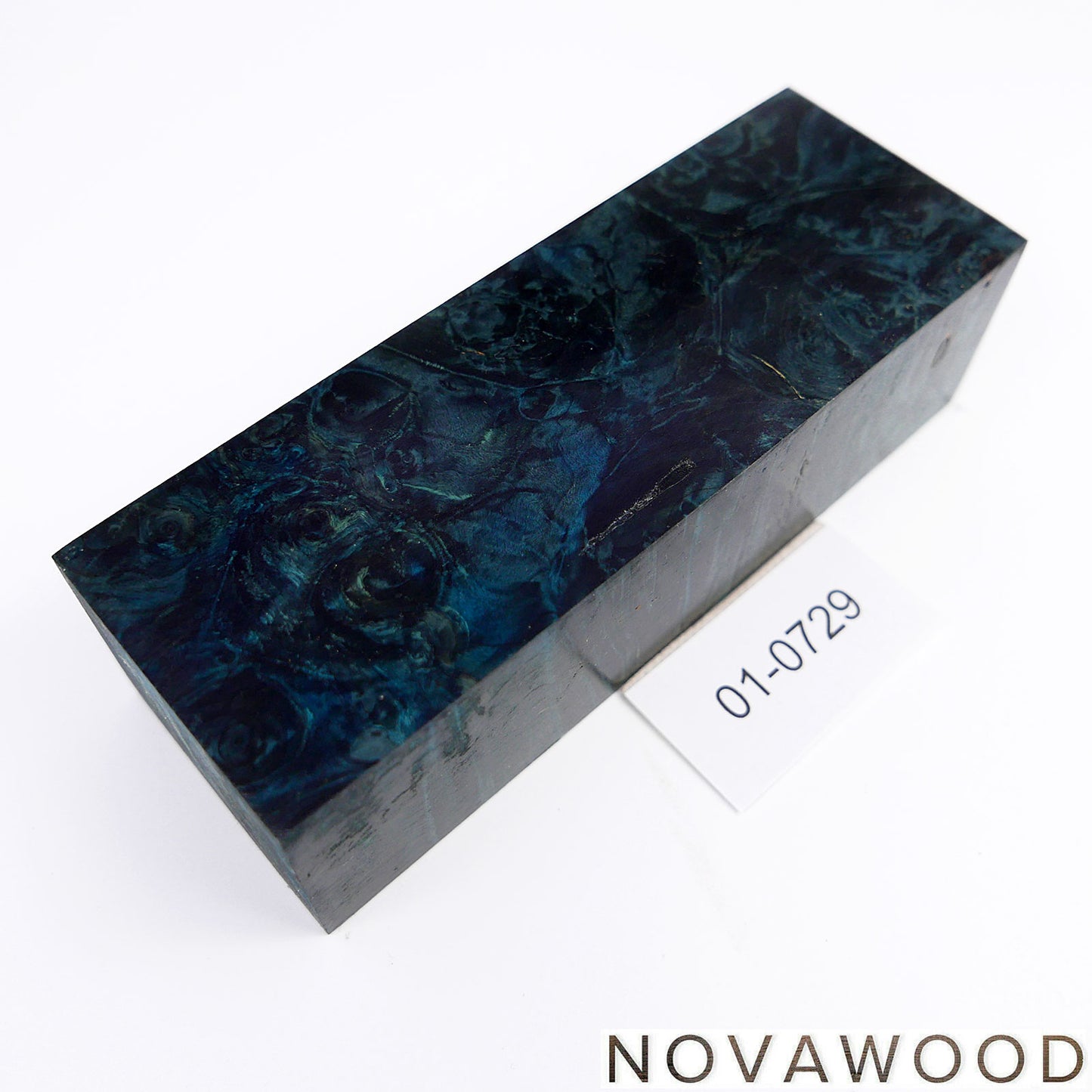 CHESTNUT BURL STABILIZED WOOD KNIFE SCALES 01-0729