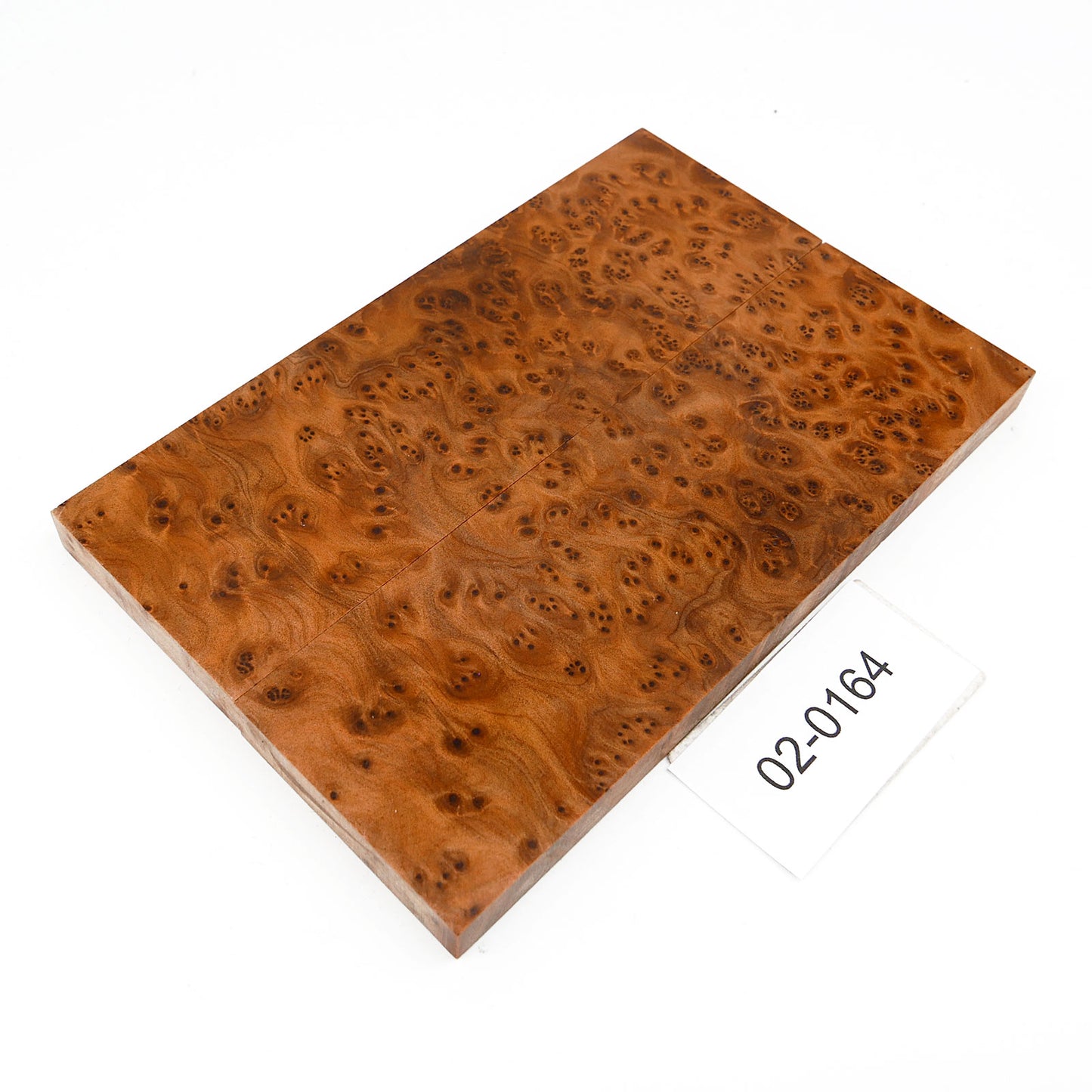 THUJA BURL KNIFE WOOD SCALES 02-0164