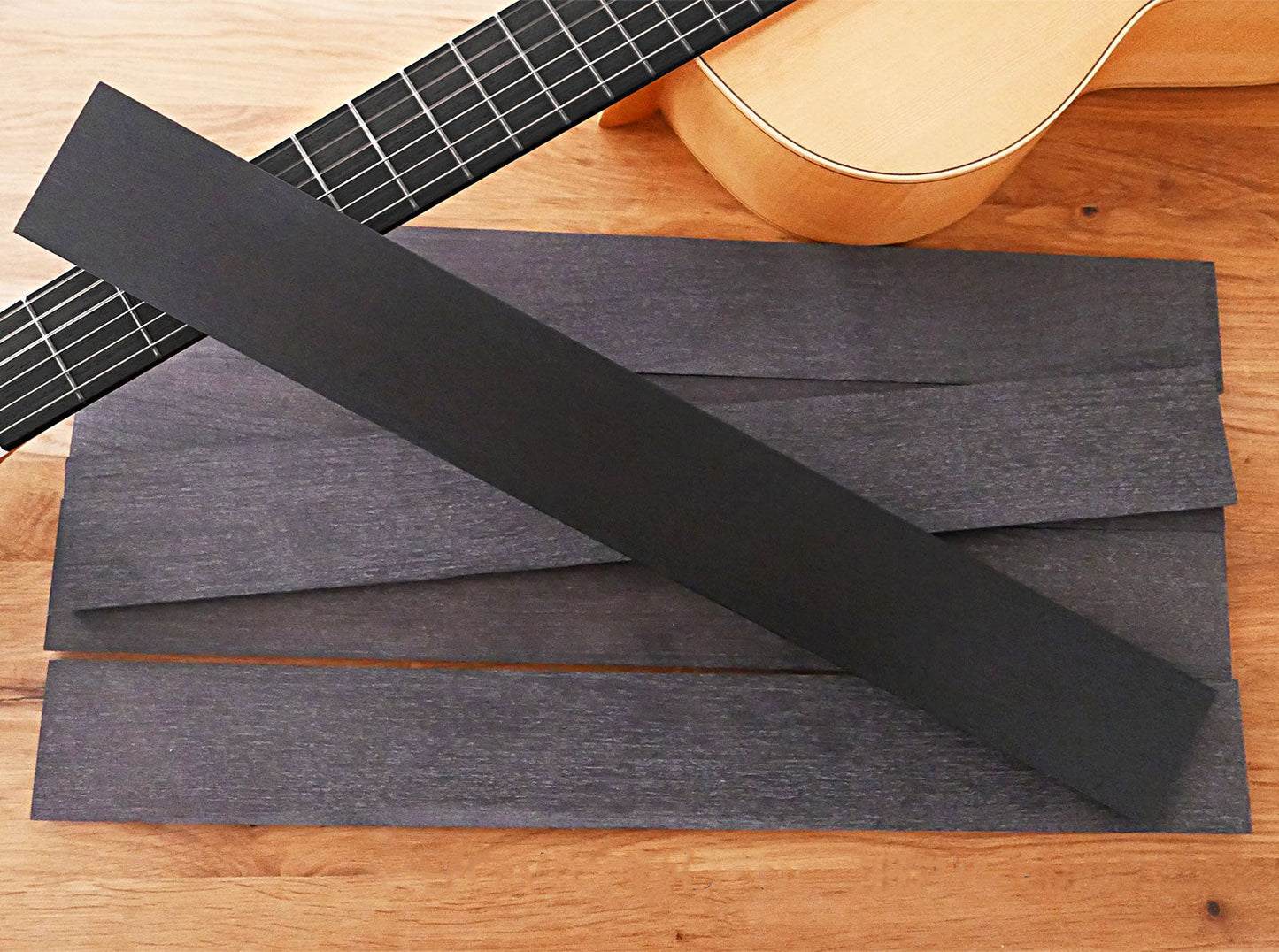 FINGERBOARD FRETBOARD BASS GUITAR STABILISED EBOWOOD WOOD 05-0102
