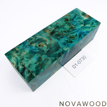 CHESTNUT BURL STABILIZED WOOD KNIFE SCALES 01-0730