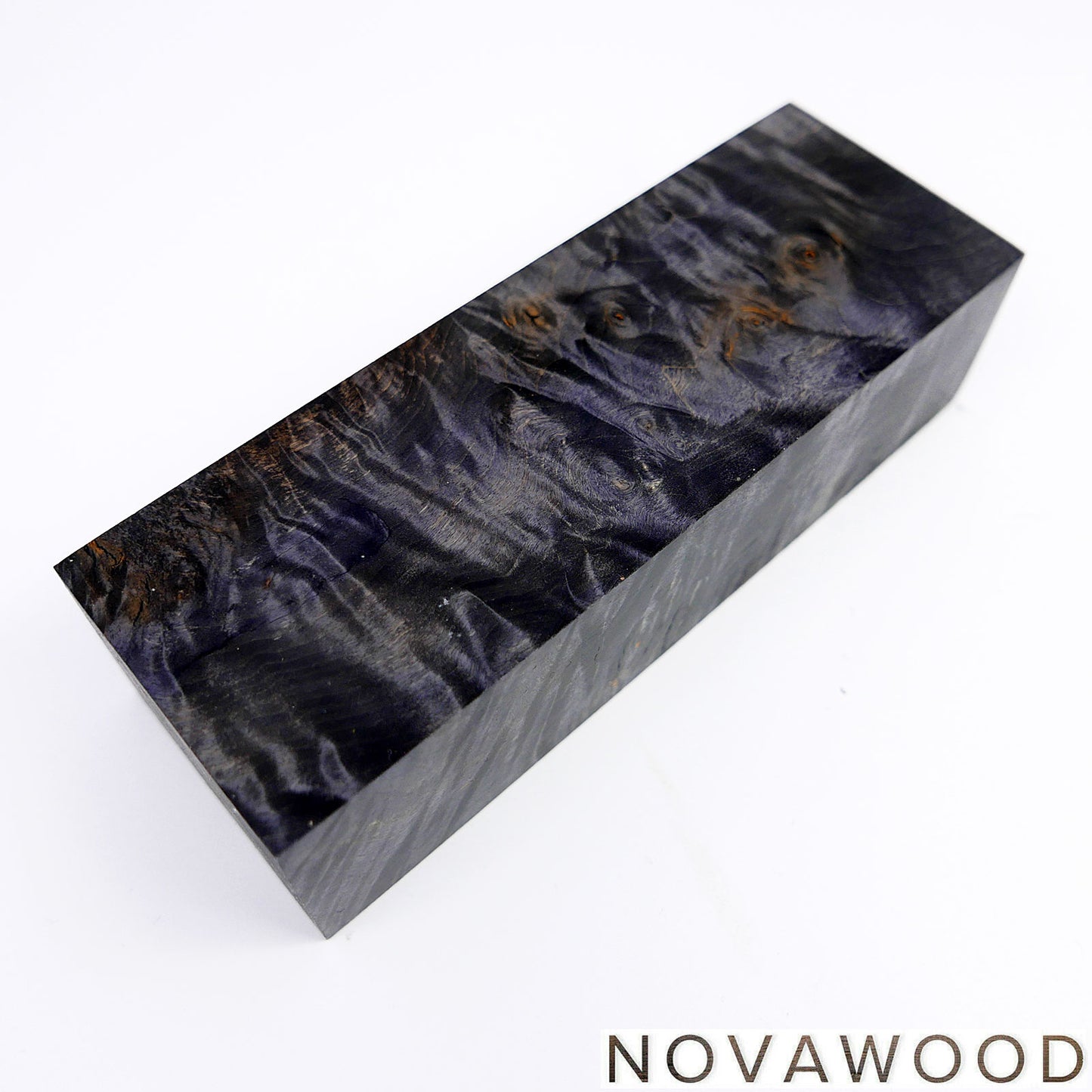 CHESTNUT BURL STABILIZED WOOD KNIFE SCALES 01-0733