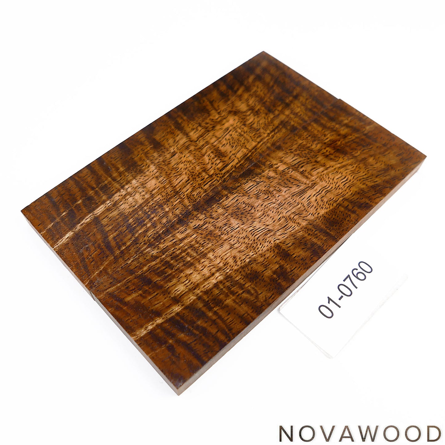 CURLY MANGO STABILIZED WOOD KNIFE SCALES 01-0760