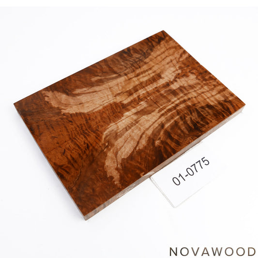 CHESTNUT BURL STABILIZED WOOD KNIFE SCALES 01-0775