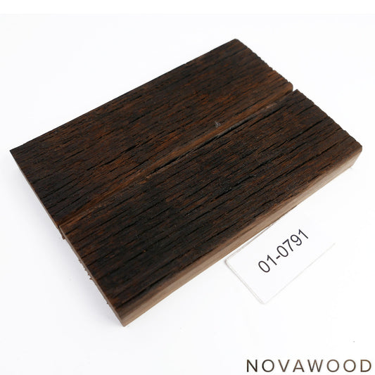 EICHE ANTIK STABILISIERT MESSER HOLZ SCHALENPAAR 01-0791