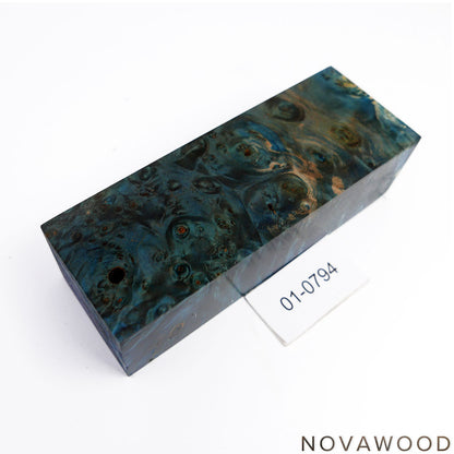 CHESTNUT BURL STABILIZED WOOD KNIFE BLOCK 01-0794