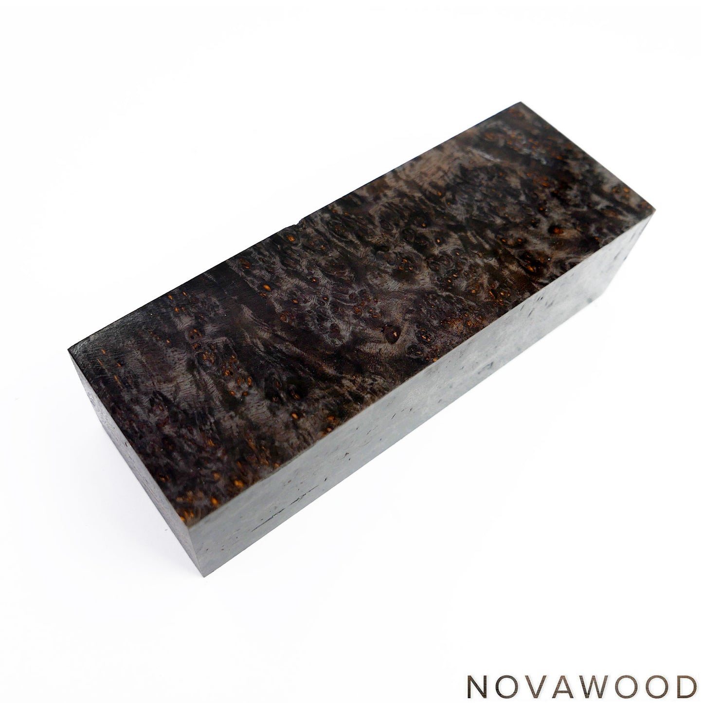 AMBOINA BURL STABILISIERT HOLZ MESSER BLOCK 01-0816