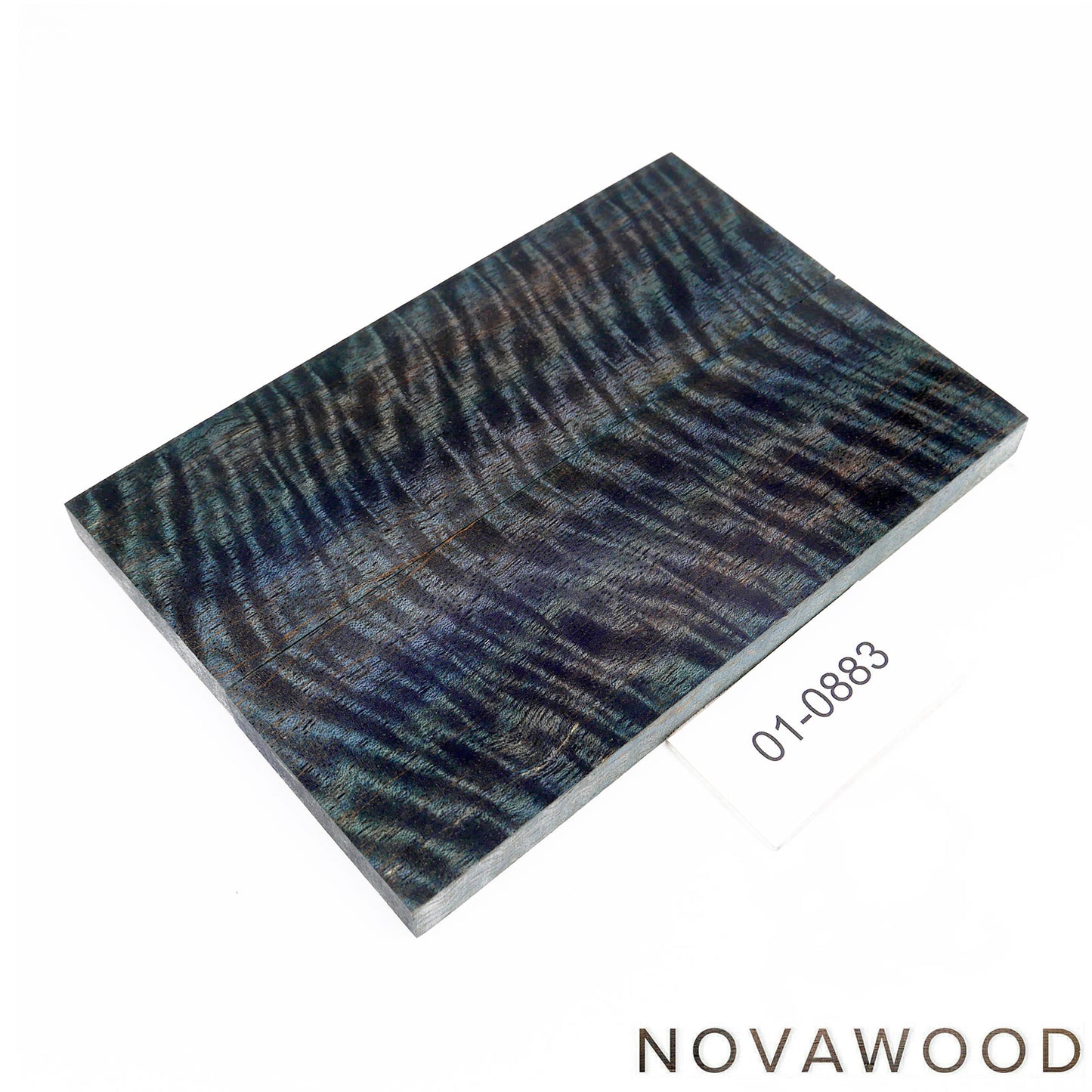 CURLY MANGO STABILIZED WOOD KNIFE SCALES 01-0883