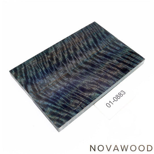 CURLY MANGO STABILIZED WOOD KNIFE SCALES 01-0883