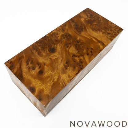 GOLDEN MADRONE KNIFE WOOD HANDLE BLOCK 02-0210