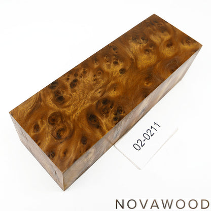 GOLDEN MADRONE KNIFE WOOD HANDLE BLOCK 02-0211
