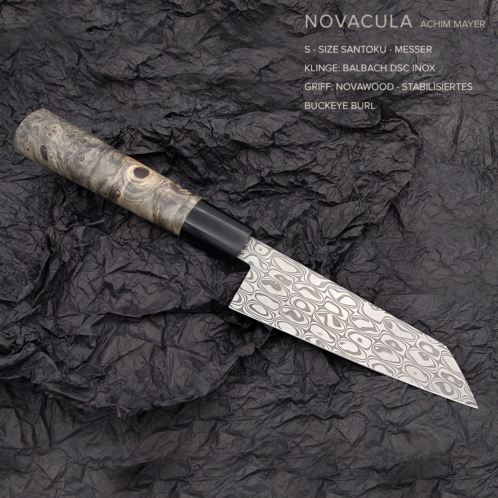 Roman Novacula Razor NOVACULA S - Size Santuko Knife – Novawood