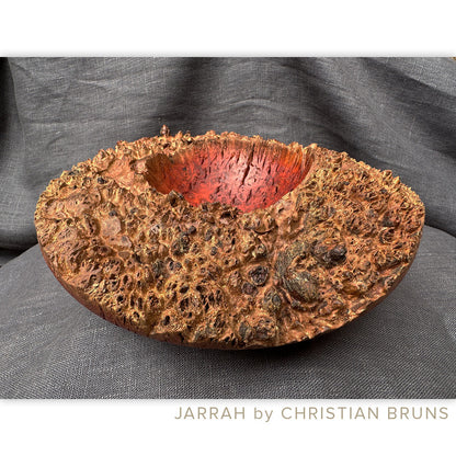 Gedrechselte Schale aus Jarrah-Holz
